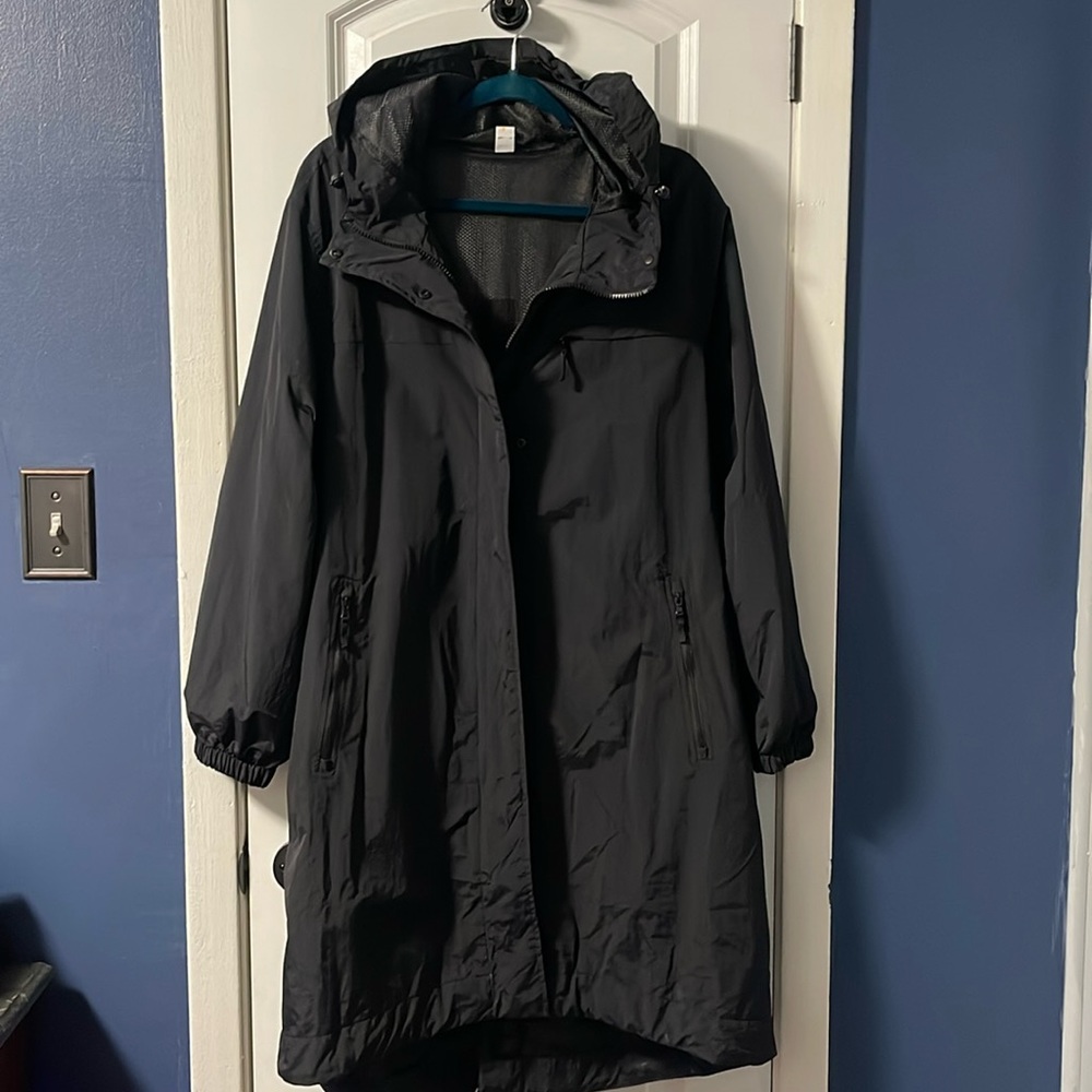 Old Navy Hooded Rain Coat SZ L